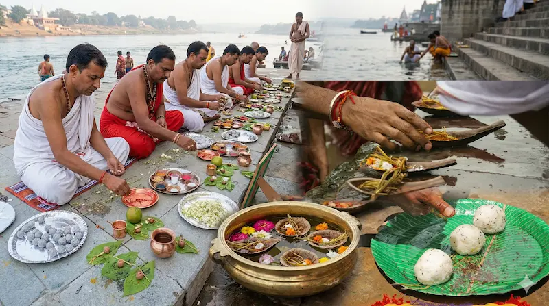 Pitra Dosh Puja at Shipra Ghat Ujjain | Ancestral Peace Tarpan Pind Daan Ritual